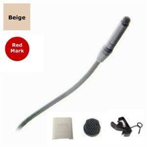 Sanken COS11D Lapel Mic Pigtail Reduced Sensativity RM Beige 1.8m Cable