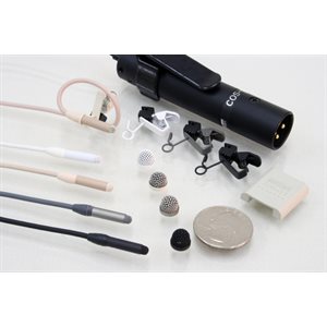 Sanken COS11D Lapel Mic Lectrosonics SM TA5F Grey 1.8m Cable