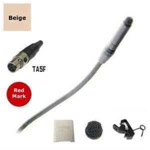 Sanken COS11D Lapel Mic Lectrosonics SM TA5F -10db Beige 1.8m Cable