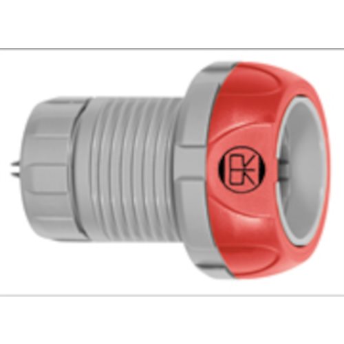 REDEL SLN 8 Pin Panel Socket Red Nut