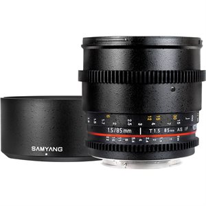 SAMYANG 85mm T1.5 VDSLR UMC II Canon EOS Full Frame