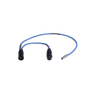 Sound Devices LEMO-5 to XLR-M and XLR-F for time code I / O