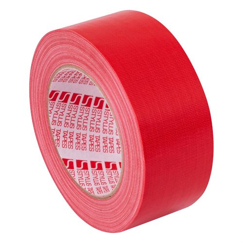Stylus 352 Premium Cloth Tape - Red 48mm x 25m