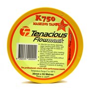 Tenacious K750 Flowmask Premium Tape 36mm x 50m Tenacious K750 Flowmask Premium Tape 36mm x 50m