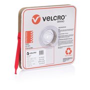 VELCRO® Brand ONE-WRAP® Reusable Ties 25mm x 200mm - Red Straps 100 Pack