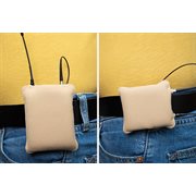 Viviana Belt Puffy Pouch Medium - Black