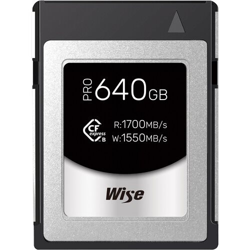 Wise CFexpress Type B Pro 640GB Memory Card ( Existing stock only )