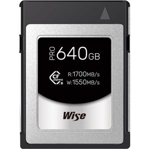 Wise CFexpress Type B Pro 640GB Memory Card ( Existing stock only )