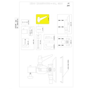 Manfrotto 3.282 Plastic Ratchet Handle M10 F
