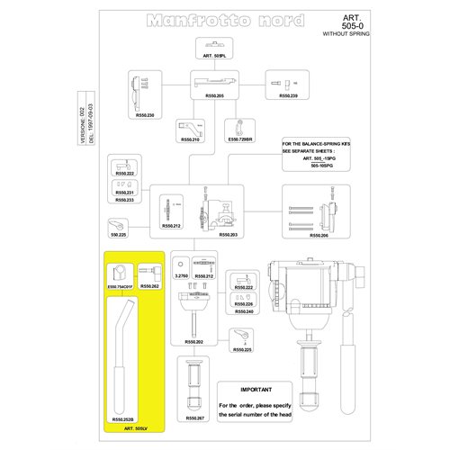 Manfrotto E550.708.75F Stopper Manfrotto E550.708.75F Stopper