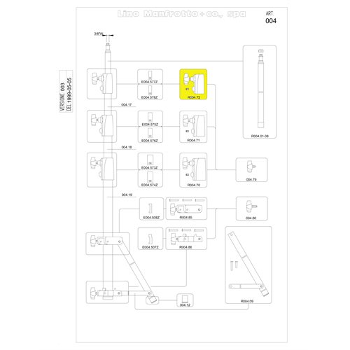 Manfrotto R004.72 Manfrotto Top Collar Manfrotto R004.72 Manfrotto Top Collar