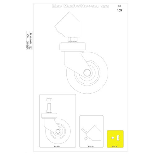 Manfrotto R018.04 Spacer Manfrotto R018.04 Spacer