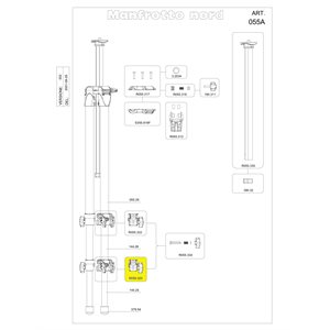 Manfrotto R055.323 Leg Collar 25-20