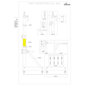 Manfrotto R098.16B Al Tube Black
