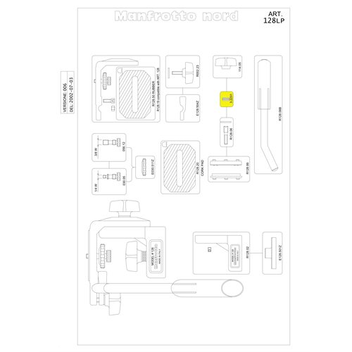Manfrotto R3.2291 Bearing Washer Manfrotto R3.2291 Bearing Washer