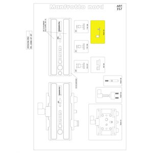 Manfrotto R357.05 Antirotation Tooth For Camera