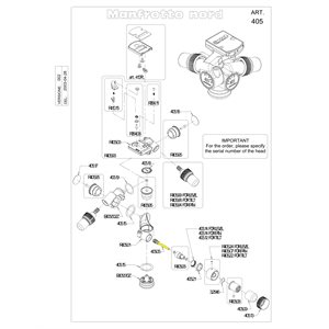 Manfrotto R405.05 Manfrotto Worm Screw For 405