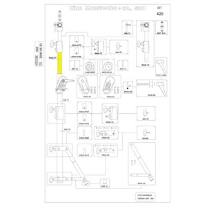 Manfrotto R420.07 Top Tube Section W-Stud