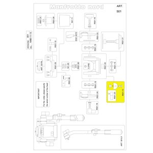 Manfrotto R501.10 Pan Brake Lever Assy