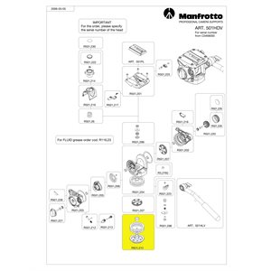 Manfrotto R501.210 Pan Base Assy