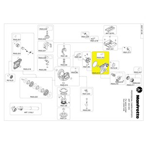 Manfrotto R503.313 Left Side Casting Assy