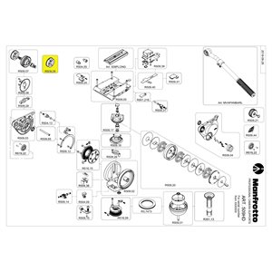 Manfrotto R509.08 Cap, Tilt Adj Knob