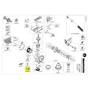 Manfrotto R509.15 Level Assy C-W Base Cover