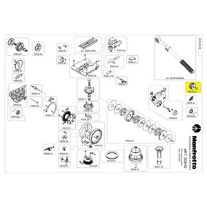 Manfrotto R509.21 C-B Adj Knob Assy