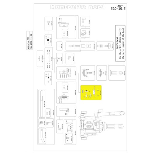 Manfrotto R510.11 Pan Drag Mechanism