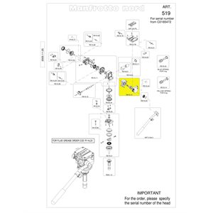 Manfrotto R519.10 Ass Right Flange For 519