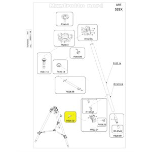 Manfrotto R528,02 Asm Connector