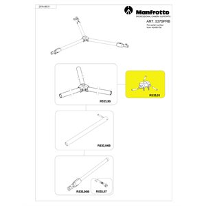 Manfrotto R533.01 Assembly Main Casting