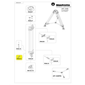 Manfrotto R545.19 Single Leg Hook For 545B, 545Gb, 546B, 546Gb Tripods