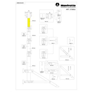 Manfrotto R670.04 Steel Pipe Black