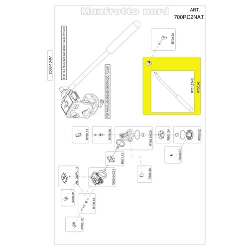 Manfrotto R700.98 Asm Lever Manfrotto R700.98 Asm Lever