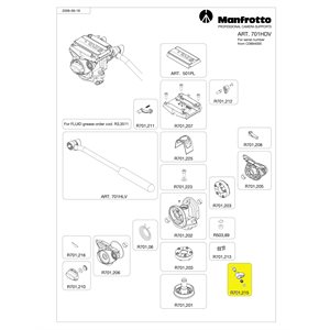 Manfrotto R701.215 Pan Lock Screw 701