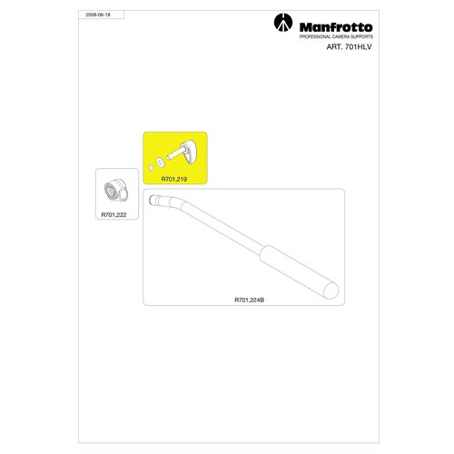 Manfrotto R701.219 Pan Handle Locking Lever Manfrotto R701.219 Pan Handle Locking Lever