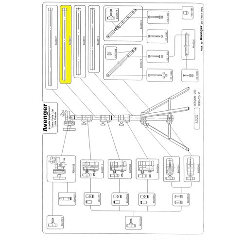Avenger RA03021 Steel Pipe 35X1385mm 2Nd Riser Avenger RA03021 Steel Pipe 35X1385mm 2Nd Riser