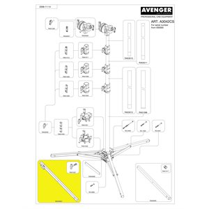 Manfrotto RA305801 Steel Sliding Leg W-Cap