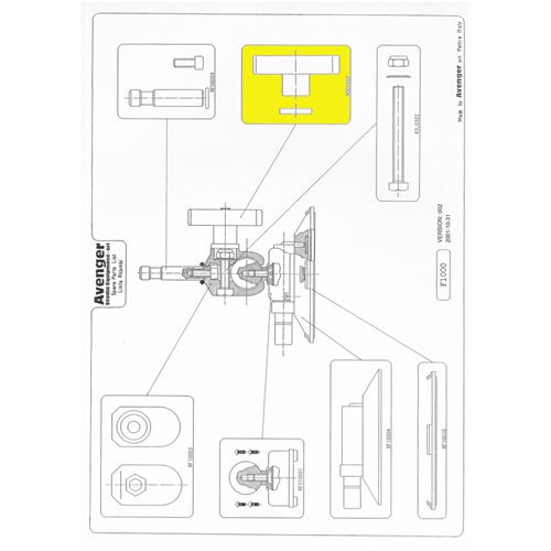 Avenger RD01507 Female Handle F / Swivel Pump
